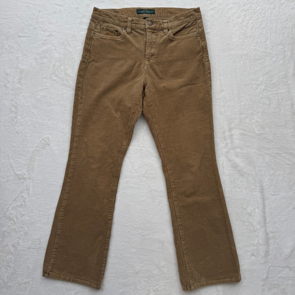 Lauren Ralph Lauren Pants Womens 6 Classic Bootcut Corduroy Mid Rise Stretch Y2K